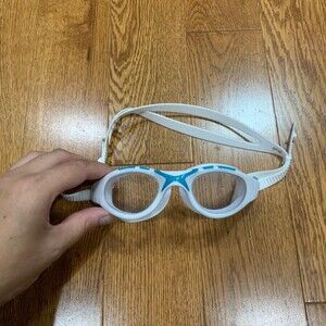 White Blue Speedo Goggles